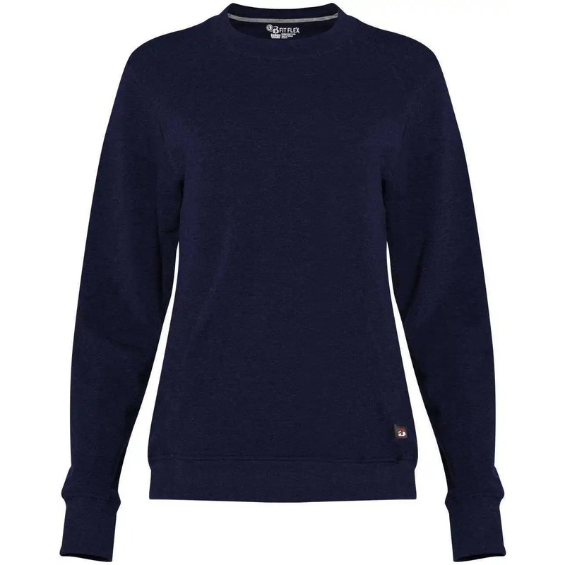 Badger Sport 1041 Fit Flex Ladies’ Crew – Navy