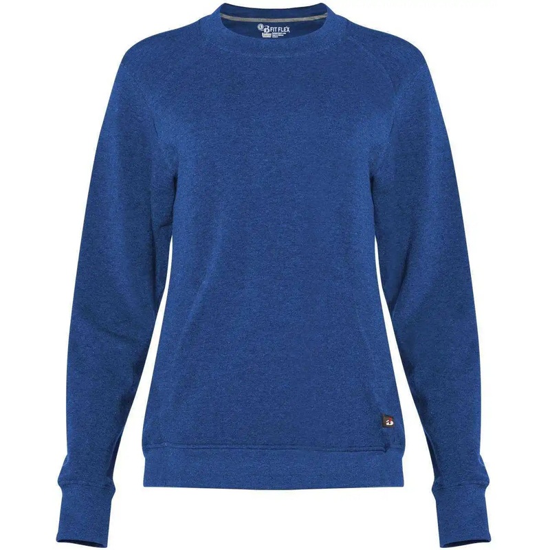 Badger Sport 1041 Fit Flex Ladies’ Crew – Royal