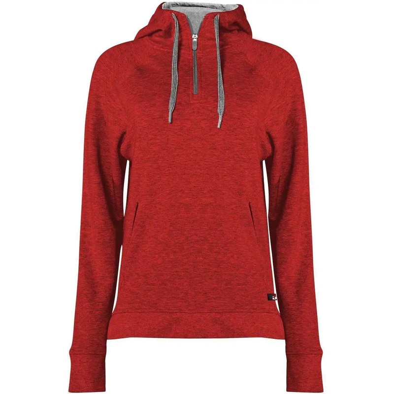 Badger Sport 1051 Fit Flex Ladies’ Hoodie Zip – Red