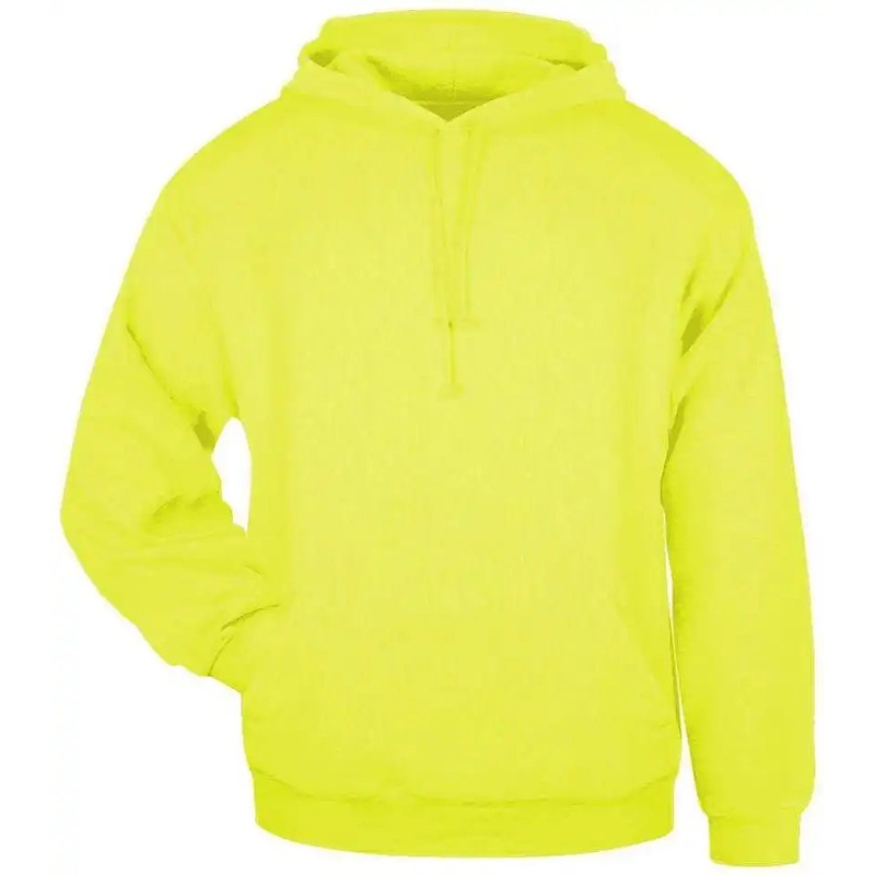 Badger Sport 1254 Hooded Sweatshirt – Safety Yellow