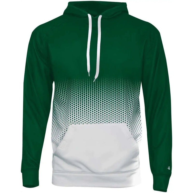 Badger Sport 1404 Hex 2.0 Hoodie – Forest Hex