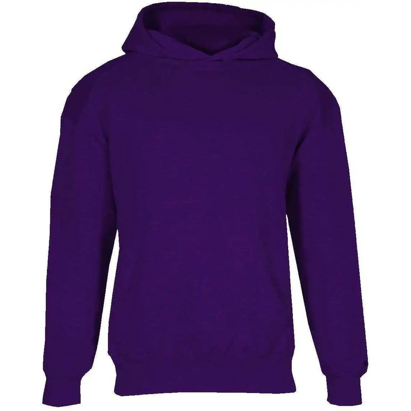 Badger Sport 2254 Youth Hooded Sweatshirt – Purple