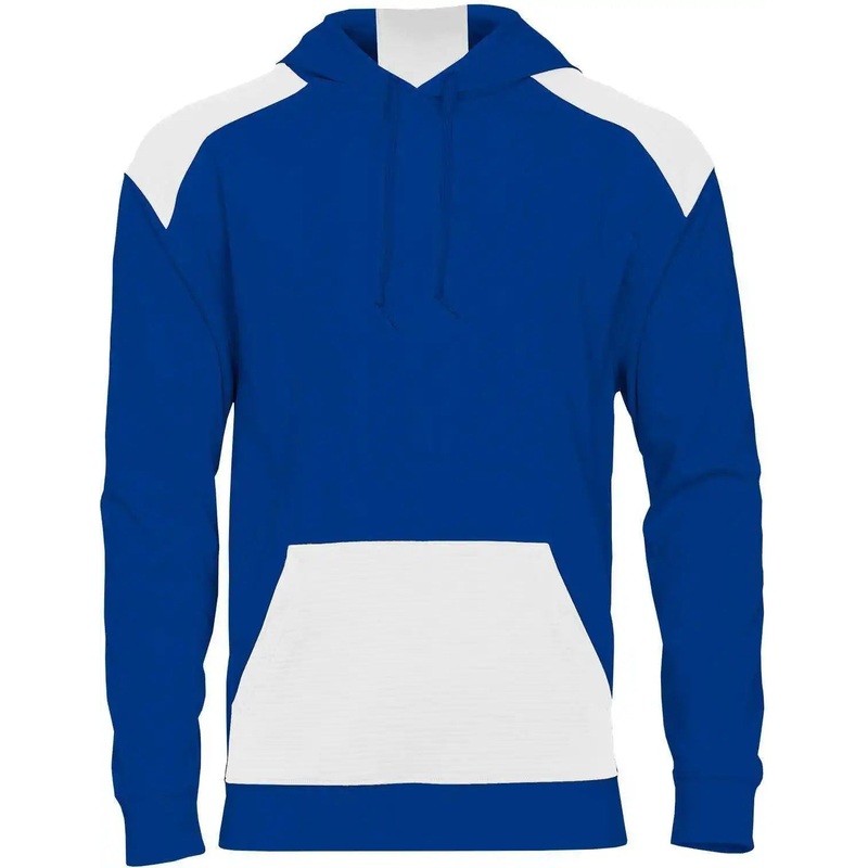 Badger Sport 1440 Breakout Performance Fleece Hoodie – Royal White