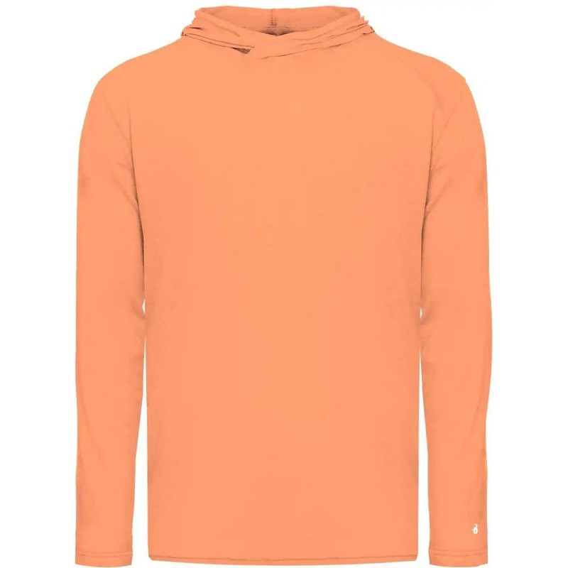 Badger Sport 2905 Tri-Blend Surplice Youth Hoodie – Peach