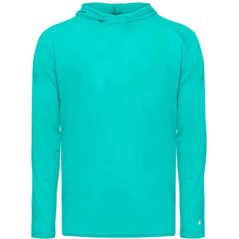 Badger Sport 2905 Tri-Blend Surplice Youth Hoodie – Turquoise