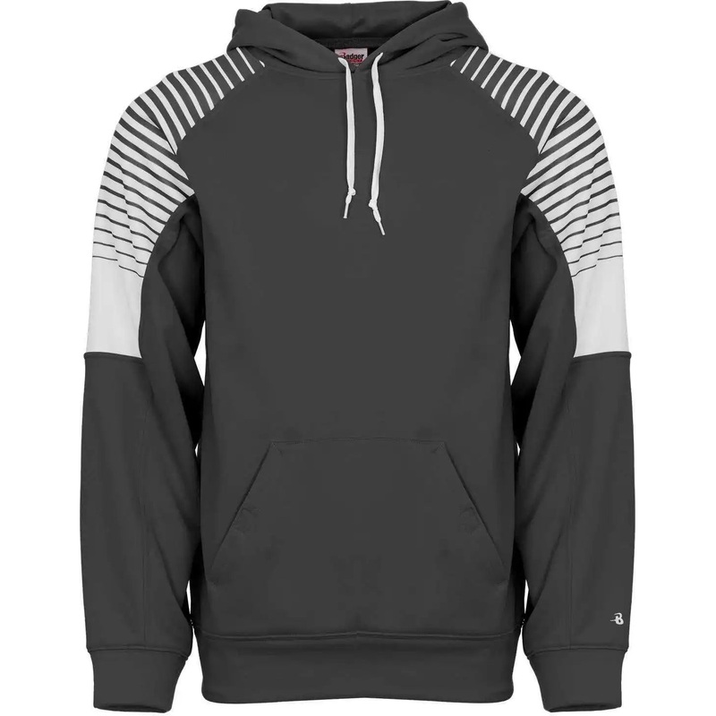 Badger Sport 1405 Lineup Fleece Hoodie – Graphite