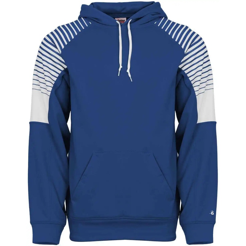 Badger Sport 1405 Lineup Fleece Hoodie – Royal