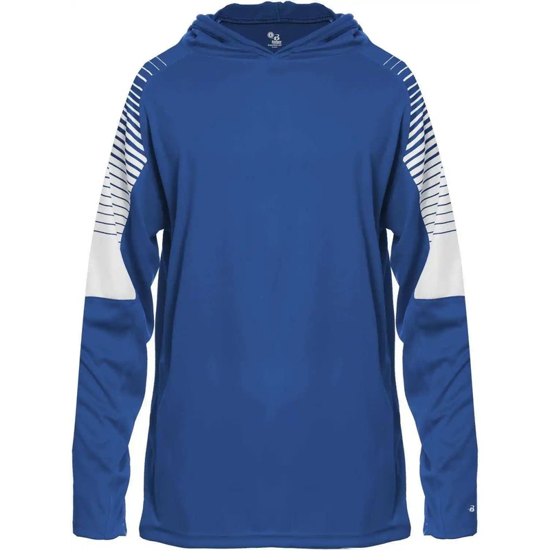 Badger Sport 2211 Lineup Youth Hoodie Tee – Royal