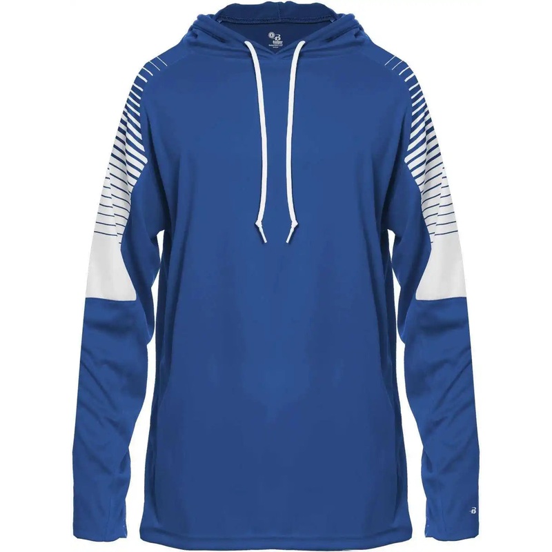 Badger Sport 4211 Lineup Hoodie Tee – Royal