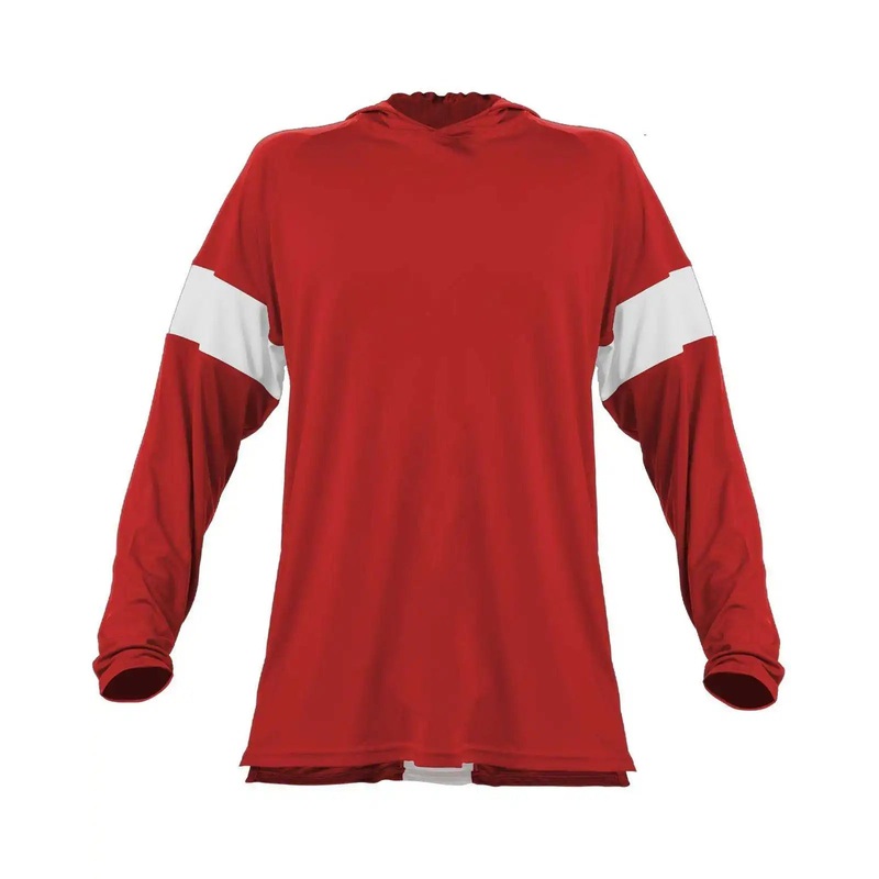 Alleson Athletic 545LSA Contender Long Sleeve Shooter Shirt – Red White
