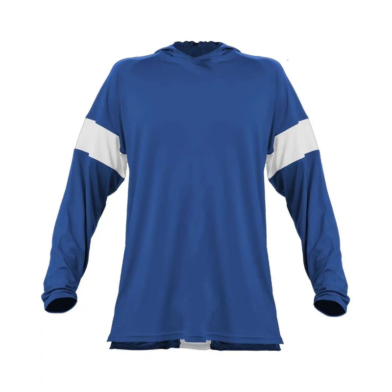 Alleson Athletic 545LSY Contender Youth Long Sleeve Shooter Shirt – Royal White