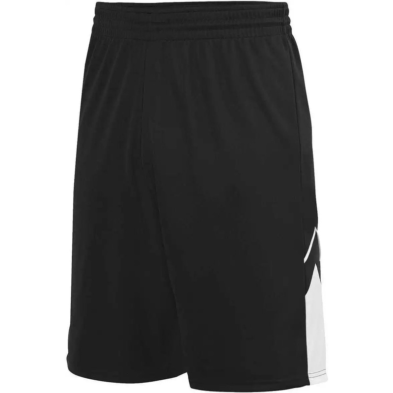Augusta 1169 Youth Alley-Oop Reversible Short – Black White