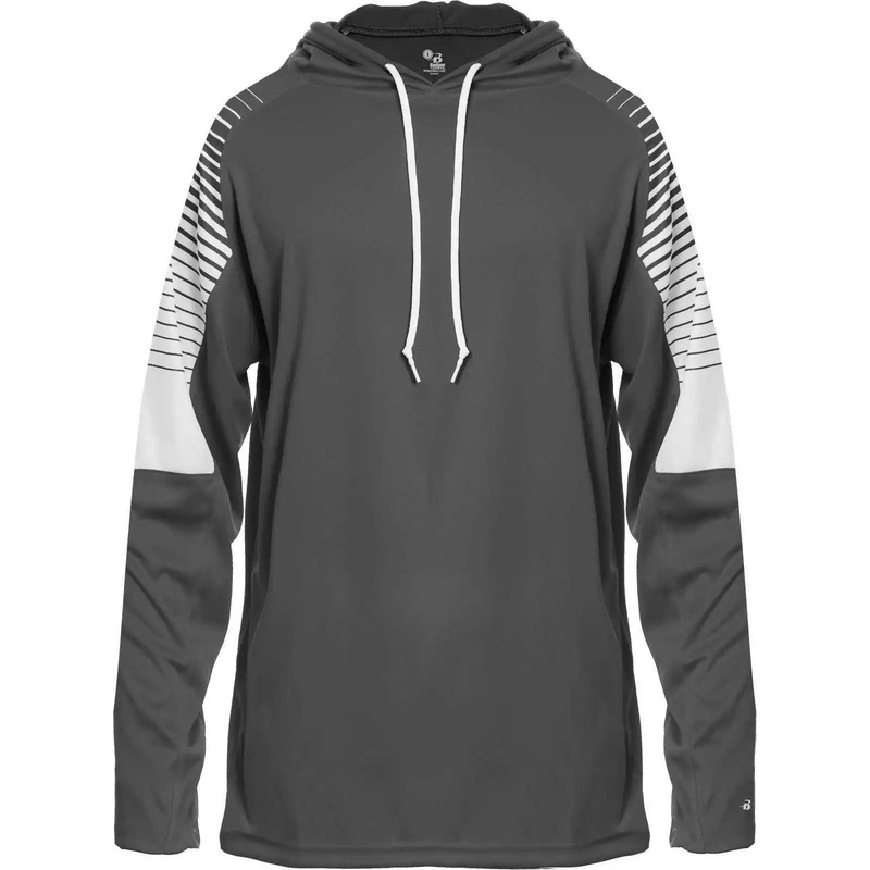 Badger Sport 4211 Lineup Hoodie Tee – Graphite