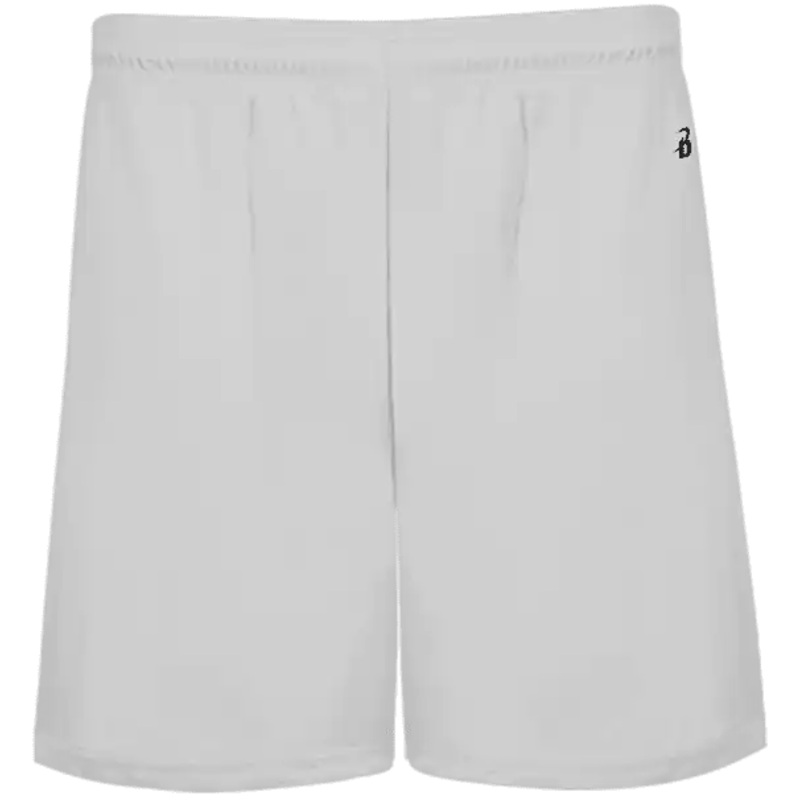 Badger Sport 214600 B-Core Pocketed 4 Youth Short – Silver