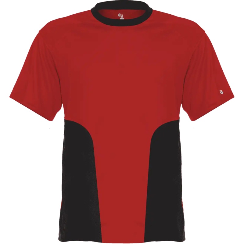 Badger Sport 426000 Sweatless Tee – Red Black