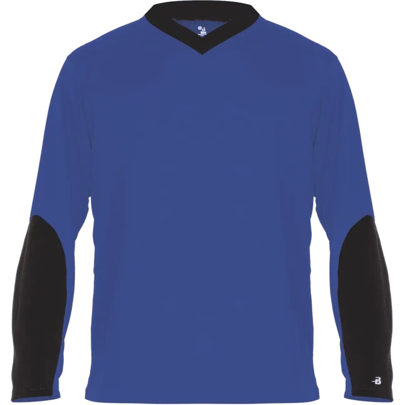 Badger Sport 426400 Sweatless Long Sleeve Tee – Royal Black