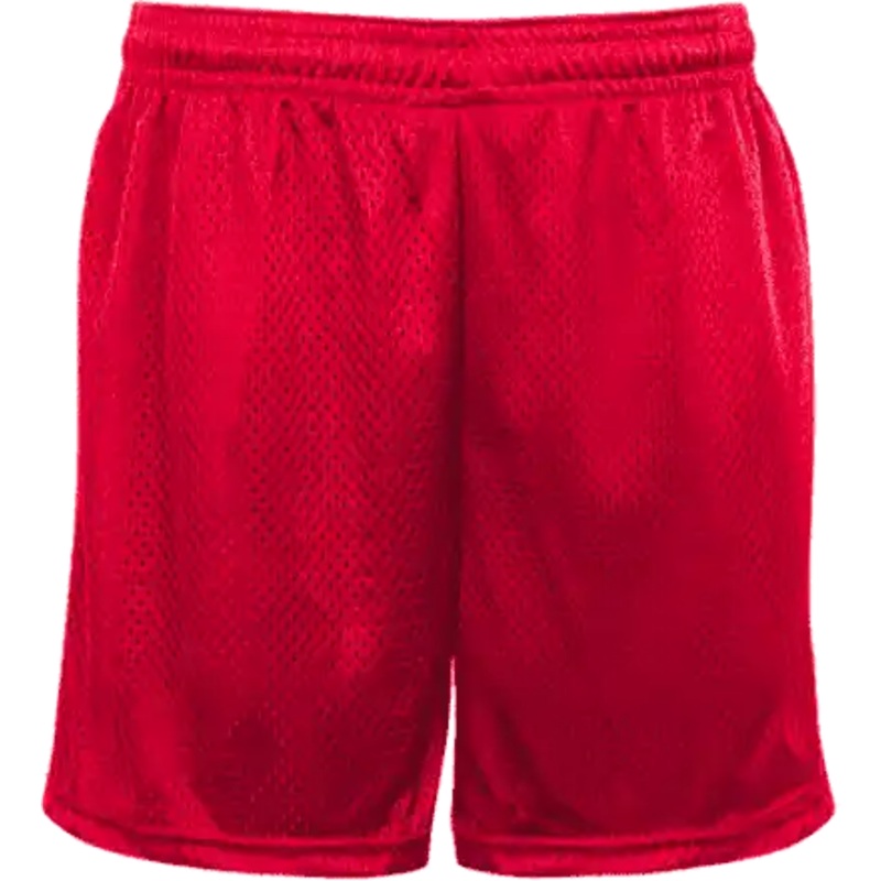 Badger Sport 722500 Mesh Tricot 5 Short – Red