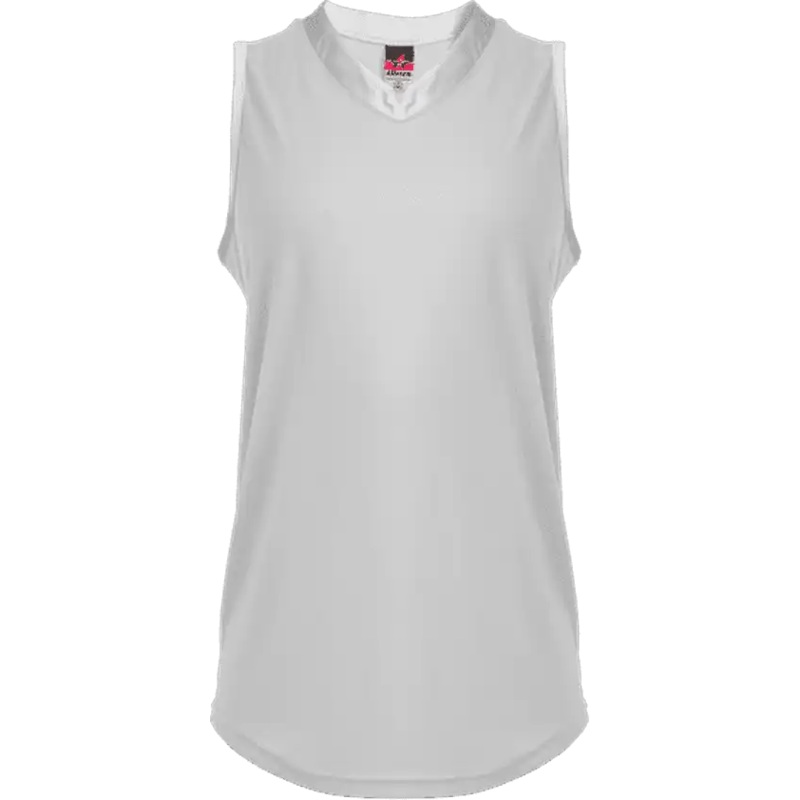 Alleson Athletic 522XVW Women’s Slide Vneck Sleeveles – White