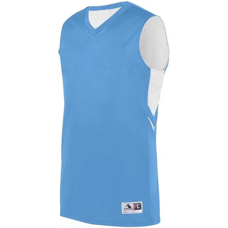 Augusta 1167 Youth Alley-Oop Reversible Jersey – Columbia Blue White