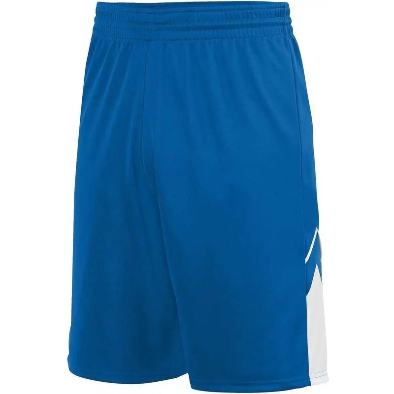 Augusta 1168 Alley-Oop Reversible Short – Royal White