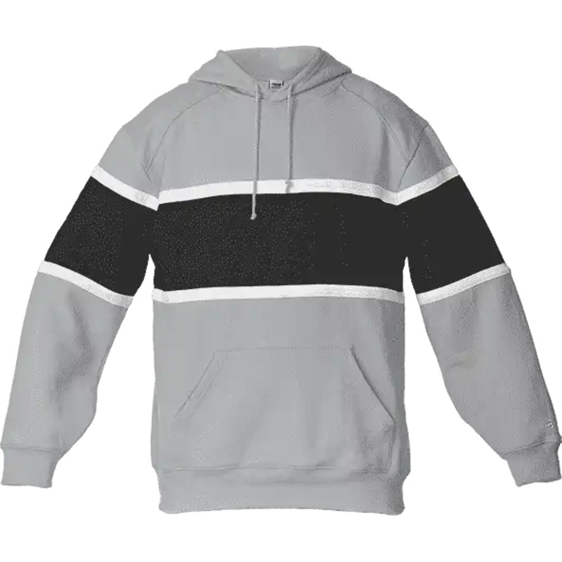 Badger Sport 1282 United Hoodie – Oxford Black White