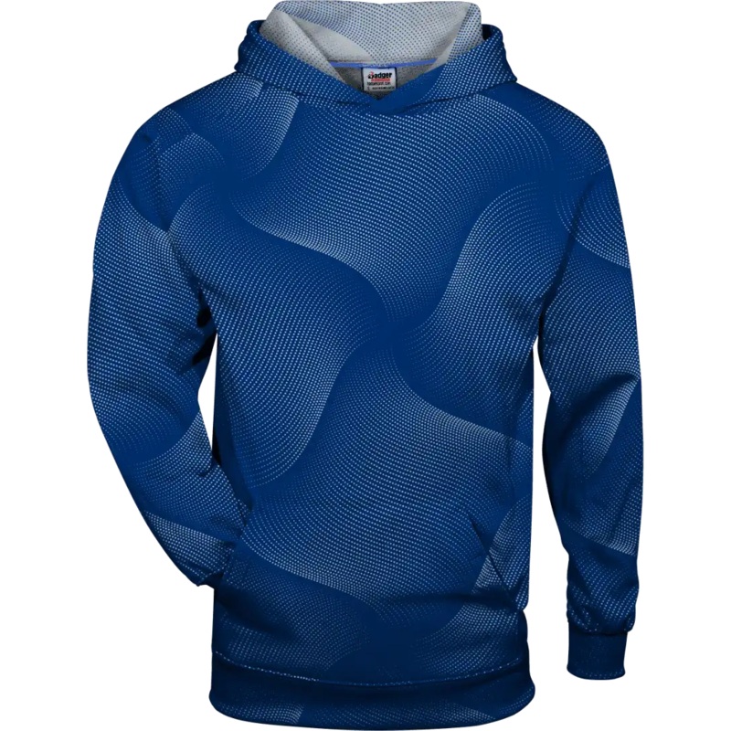 Badger Sport 1413 Warp Hoodie – Royal Warp