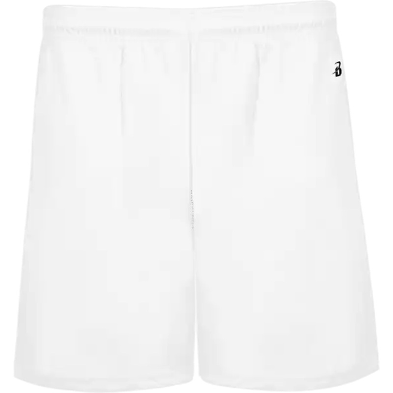 Badger Sport 414600 B-Core Pocketed 5 Short – White