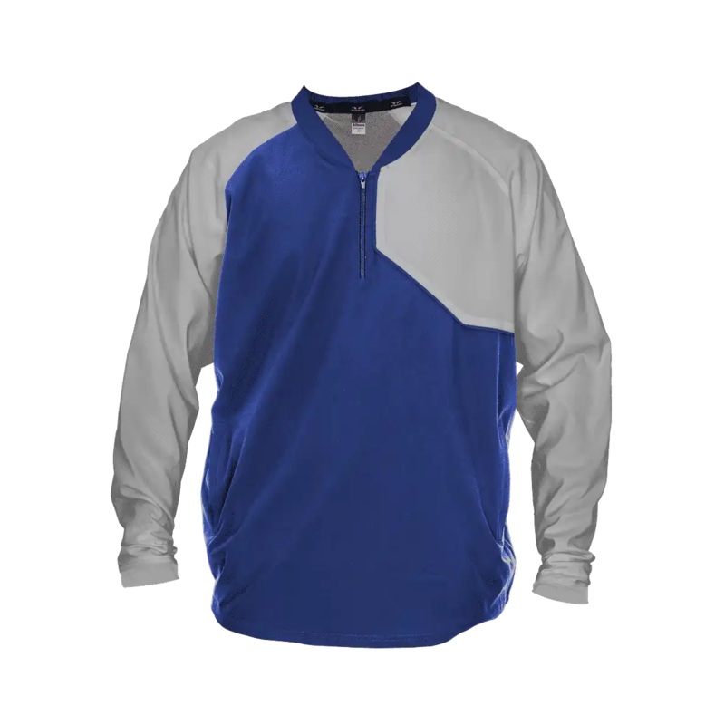 Alleson Athletic 3JLS21A Baseball Batter Jacket – Royal Gray