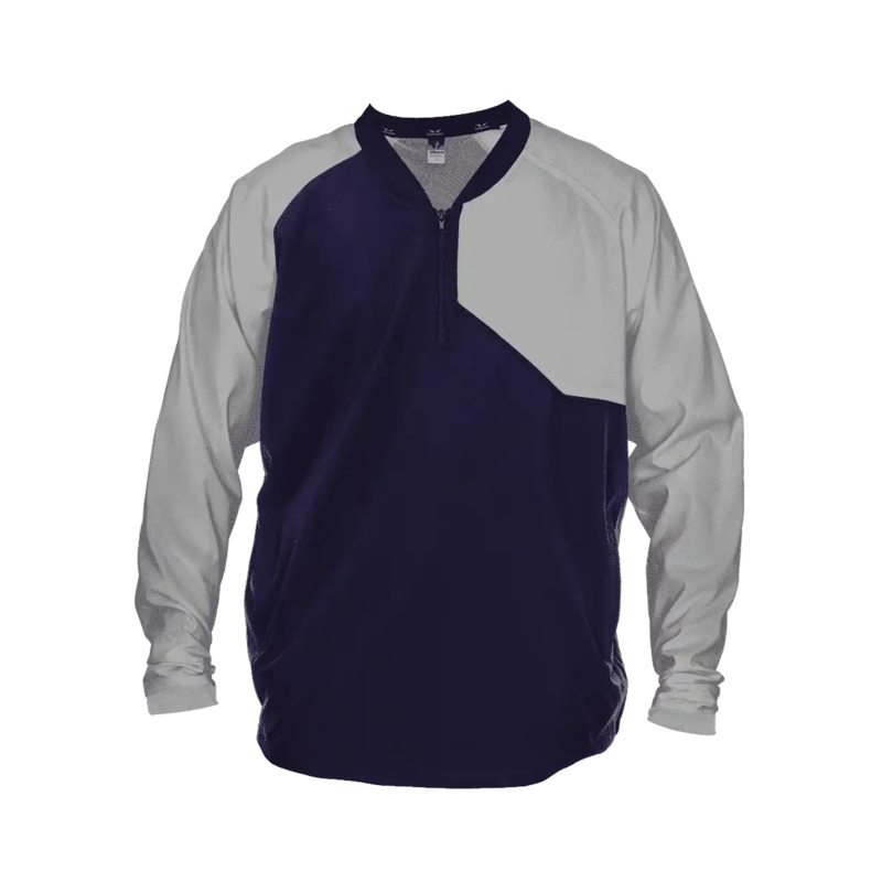 Alleson Athletic 3JLS21Y Baseball Batter Jacket – Navy Gray