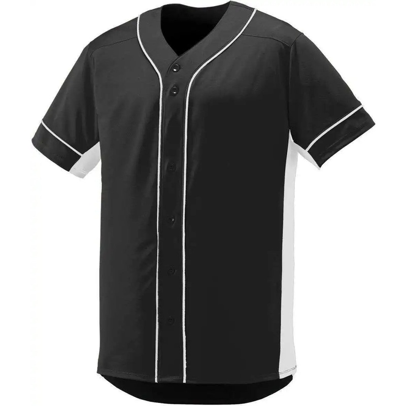 Augusta 1660 Slugger Jersey – Black White