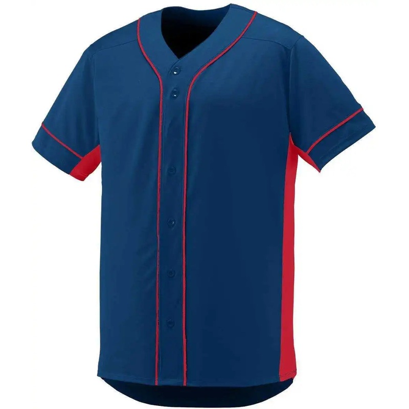 Augusta 1660 Slugger Jersey – Navy Red