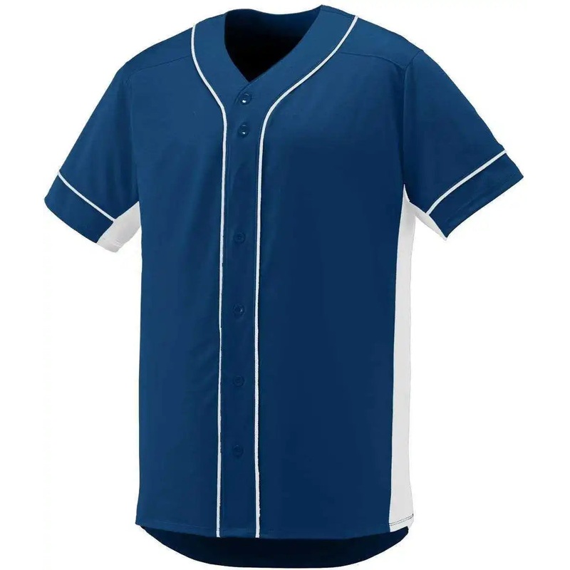 Augusta 1661 Slugger Jersey Youth – Navy White