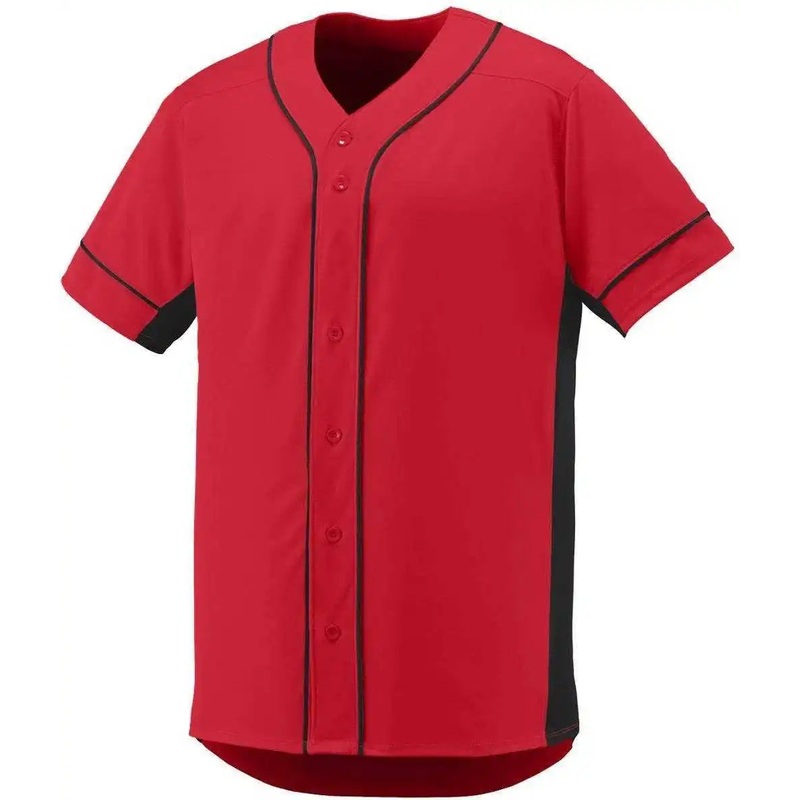 Augusta 1661 Slugger Jersey Youth – Red Black