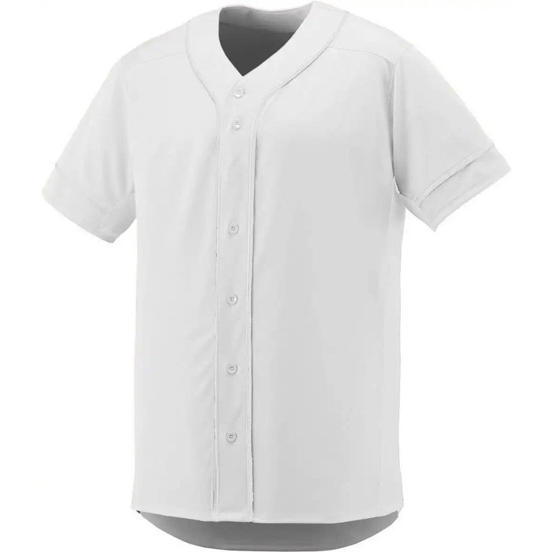 Augusta 1661 Slugger Jersey Youth – White White