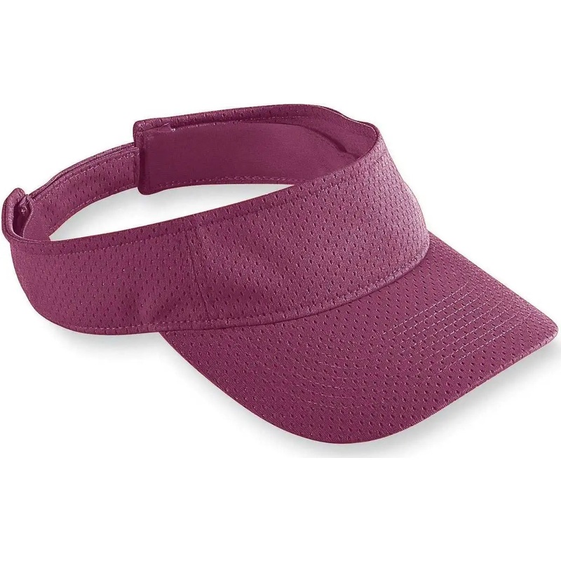 Augusta 6227 Athletic Mesh Visor – Maroon