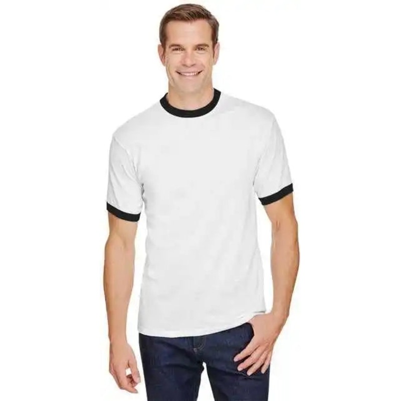 Augusta 711 Youth-Ringer T-Shirt – White Black
