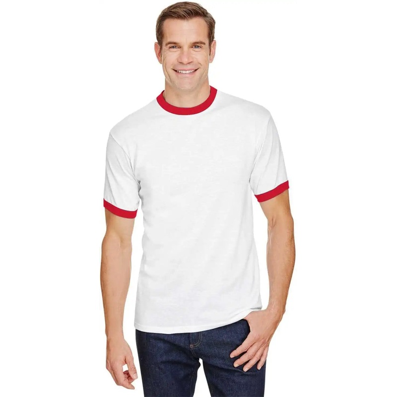 Augusta 711 Youth-Ringer T-Shirt – White Red