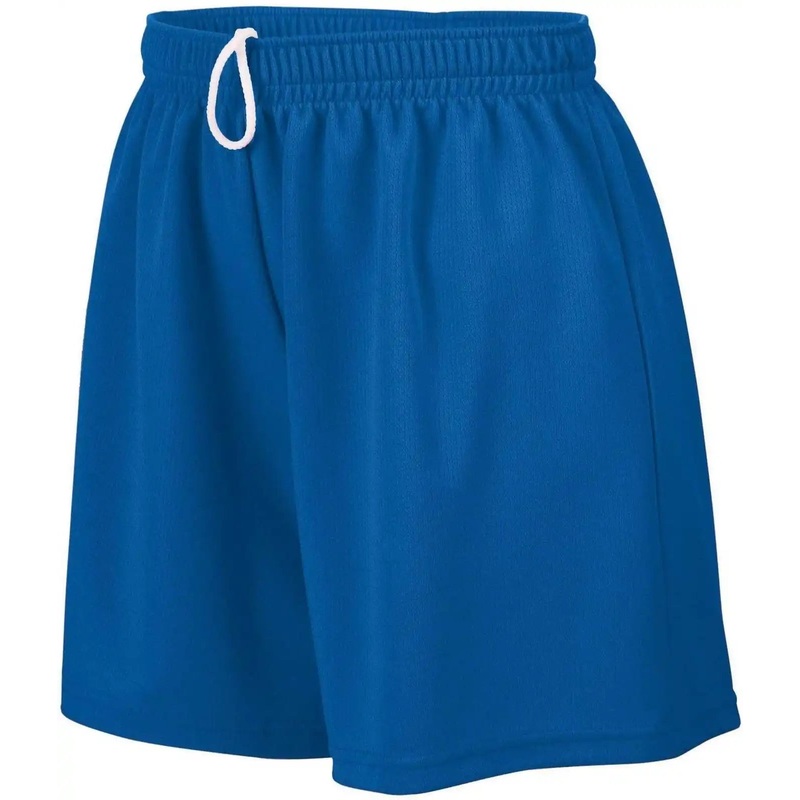 Augusta 960 Ladies Wicking Mesh Short – Royal