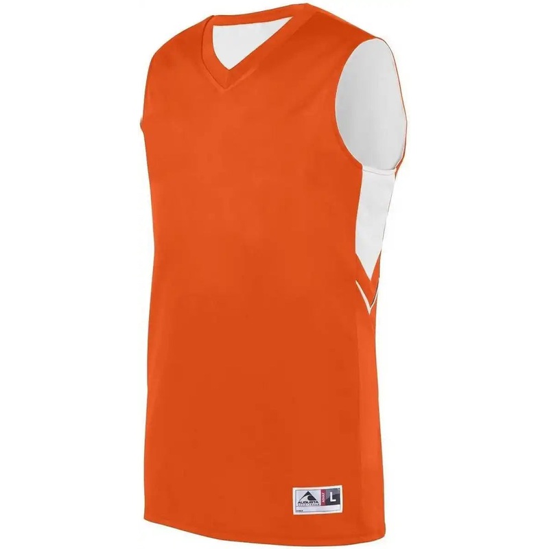 Augusta 1166 Alley-Oop Reversible Jersey – Orange White