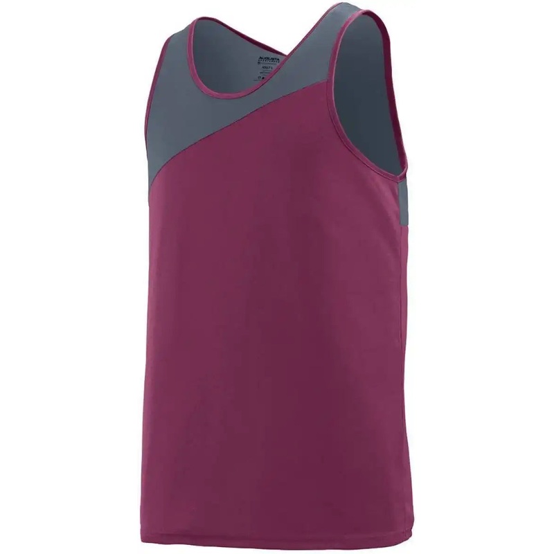 Augusta 352 Accelerate Jersey – Maroon Dark Gray