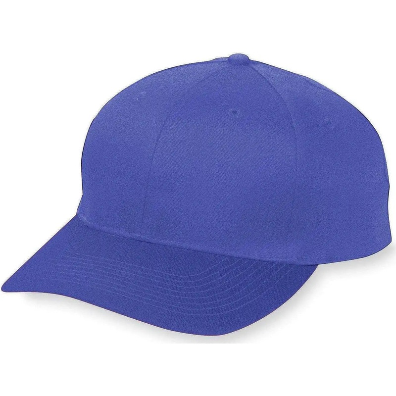Augusta 6204 Six-Panel Cotton Twill Low-Profile Cap – Purple