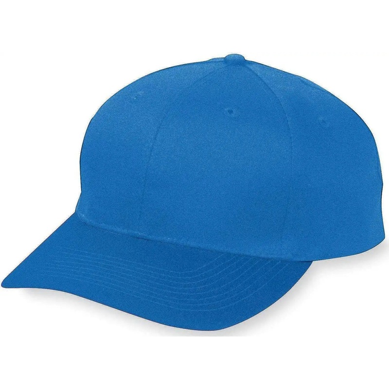 Augusta 6204 Six-Panel Cotton Twill Low-Profile Cap – Royal
