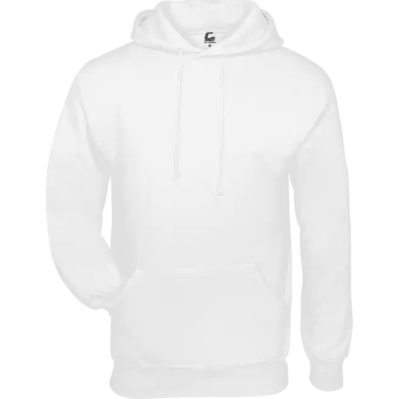 C2 Sport 5500 Fleece Hoodie – White