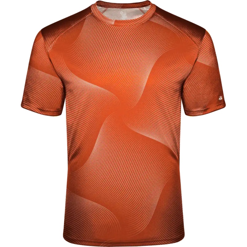 Badger Sport 4213 Warp Tee – Orange Warp