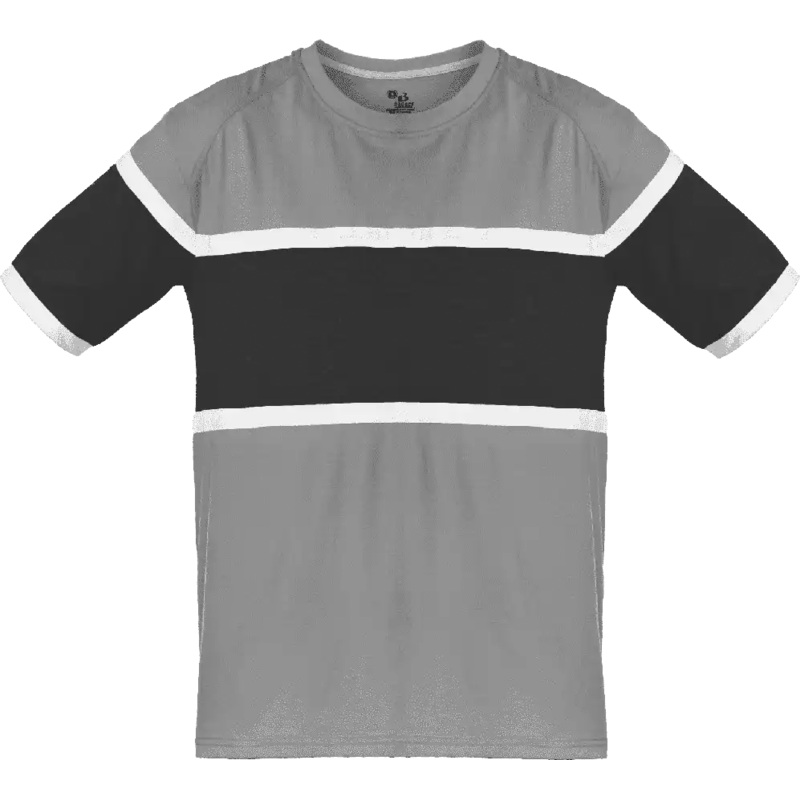 Badger Sport 4980 United Tee – Oxford Black White