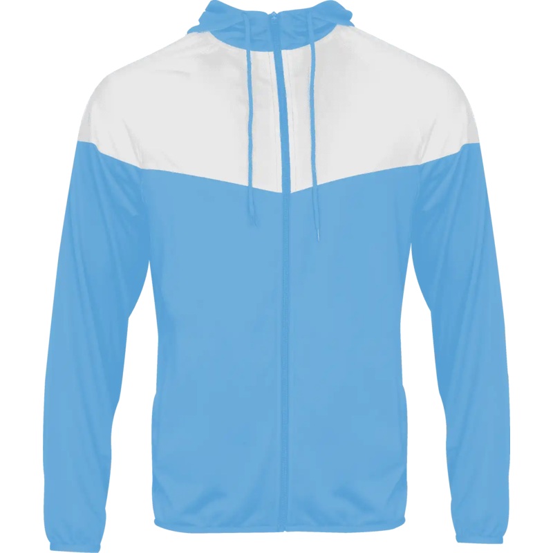Badger Sport 772200 Sprint Outer-Core Jacket – Columbia Blue White