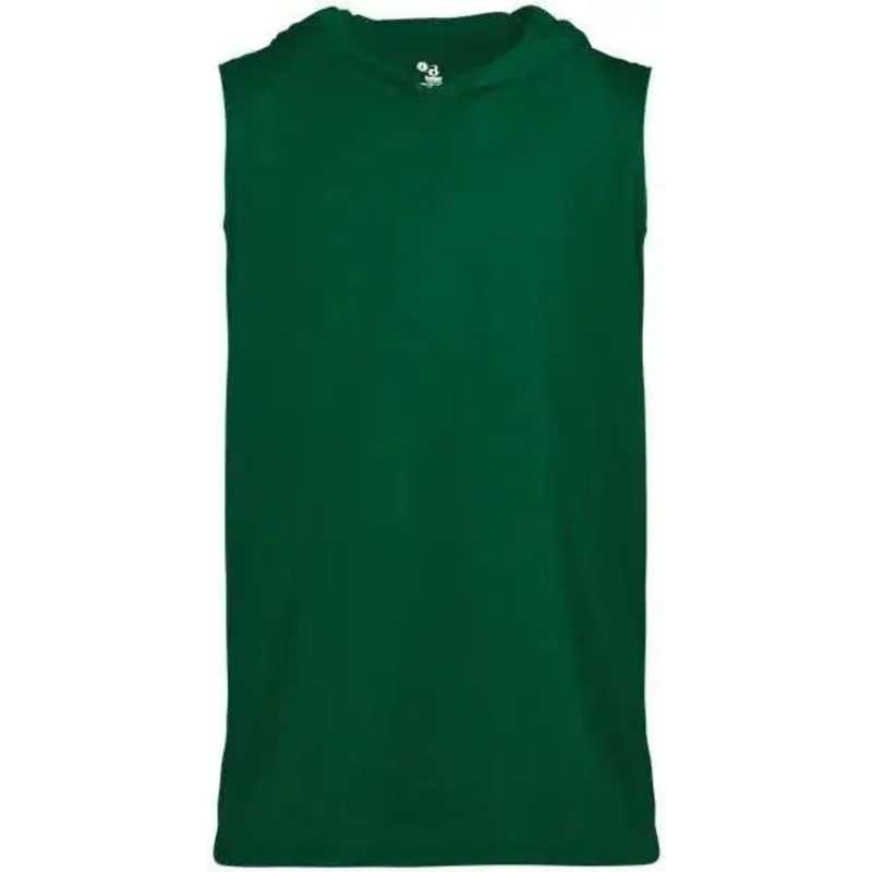 Badger Sport 2108 B-Core Sleeveless Hood Youth Tee – Forest