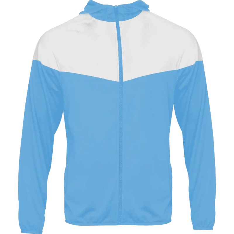 Badger Sport 272200 Sprint Outer-Core Youth Jacket – Columbia Blue White