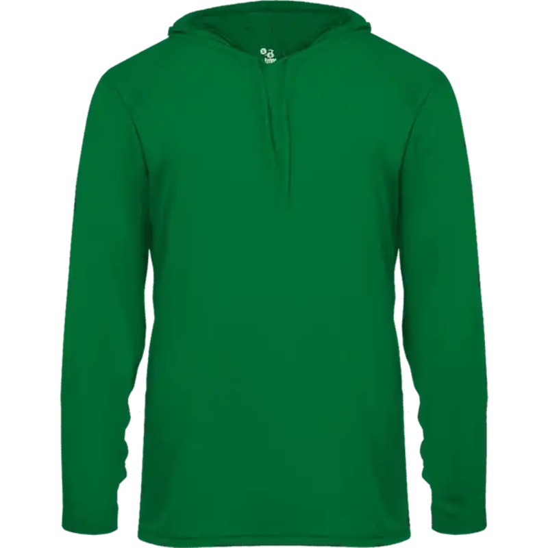 Badger Sport 4105 B-Core Long Sleeve Hoodie Tee – Kelly
