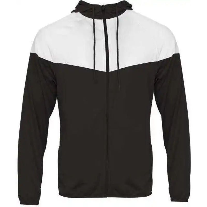 Badger Sport 772200 Sprint Outer-Core Jacket – Black White